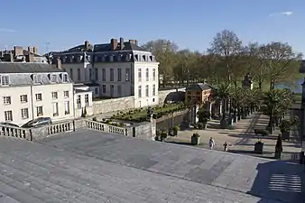 Vue depuis l'escalier des Cent Marches.