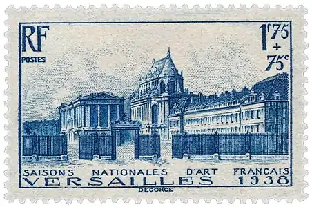 Timbre commémoratif français surtaxé émis en 1936