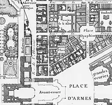 Une partie du quartier Notre-Dame vers 1746