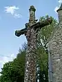 Le calvaire sur le cimetière de Droizelles, hameau de Versigny (Oise). Il est classé Monuments historiques depuis 1931.