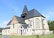 L'église St-Jean-Baptiste.