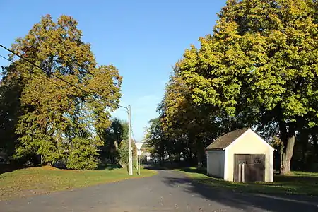 Une rue de Verušičky.