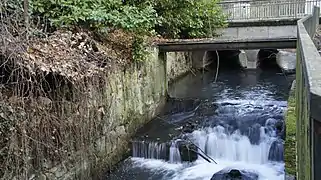 Déversoir de la Vesle à Cormontreuil.