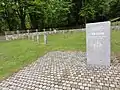 Le cimetière vue de la stèle