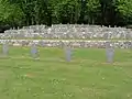 Les terrasses du cimetière allemand.