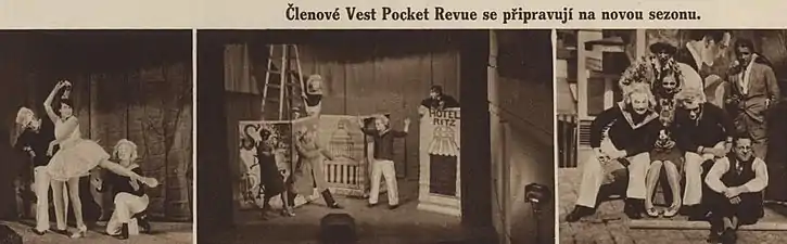 Photos de la Vest Pocket Revue de 1927.