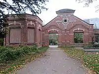 Vestige de l'ancienne usine Tiberghien rue Fin de la guerre à Tourcoing
