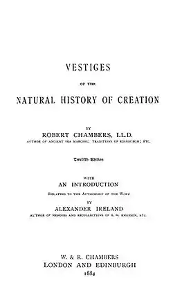 Image illustrative de l’article Vestiges of the Natural History of Creation