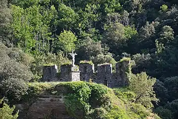 Vestiges du château.