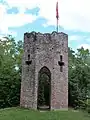 Vestiges du donjon du Castella