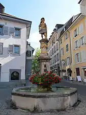 Fontaine Saint-Martin à Vevey (Suisse).