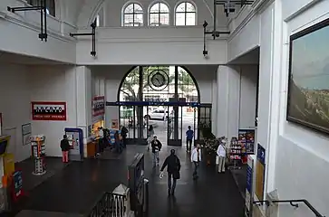 Le hall de la gare en 2014.