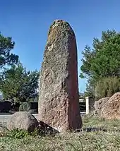 Menhir de Veyssières no 2