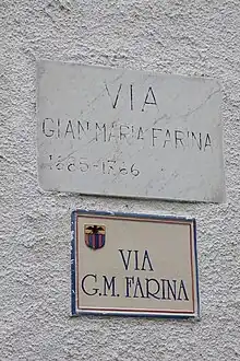 Via G.M.Farina à Santa Maria Maggiore