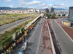 Tronçon 419, à Badalona