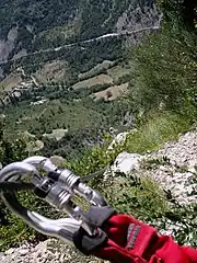 Via ferrata.