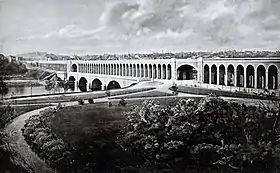 Viaduc d'Auteuil en 1883.