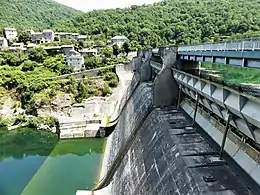 Le barrage de Pinet.