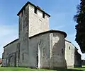 L'église vue depuis le chevet