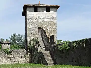 La porte est, côté intérieur