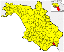 Localisation de Vibonati