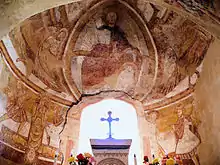 Les fresques de l'abside.