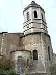 Église Saint-Pierre - Chevet et clocher.