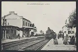 La gare : carte postale (1re moitié du XXe siècle).