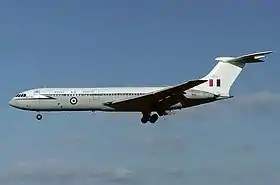Vickers VC-10 de la Royal Air Force en 1985.