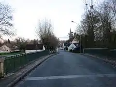 La rue de l'Église en 2014.