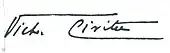 signature de Victor Civita