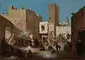 Procession de mariage à Fès, 1856-1879