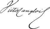 signature de Victor Langlois