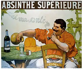 Absinthe supérieure, lithographie