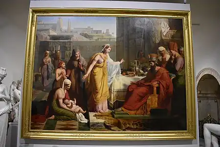 Moïse enfant présenté à Pharaon, 1830, musée des Beaux-Arts de Lyon.