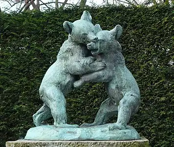 Les Oursons (1928), bronze, Paris, square Saint-Lambert.