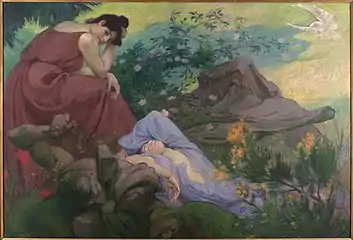 Séjour de paix et de joie : méditation (1899), Paris, Petit Palais.
