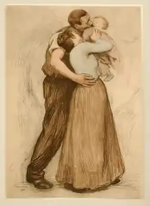 Le Baiser (1897), lithographie.