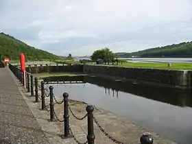 Entrée du canal de Newry