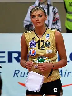 Victoria Ravva,  championne de France de volley-ball