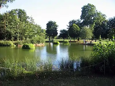 L’étang de Victoria Park, Londres.