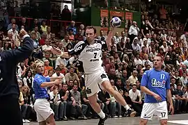 Avec le THW Kiel en 2007.