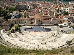 Le théâtre antique de Vienne.