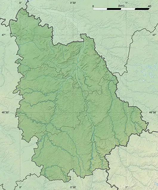 Voir sur la carte topographique de la Vienne