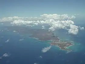 Vue aérienne de Vieques