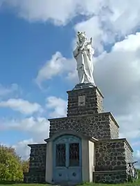 Vierge de 1893 sur la butte d'Usson.