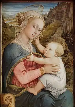 Vierge à l'Enfant de Fra Filippo Lippi avec un Jésus potelé