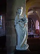 Vierge à l'Enfant du XVe siècle.