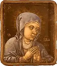 Vierge en prière (déb XVIe siècle, musée de Châlons-en-Champagne).