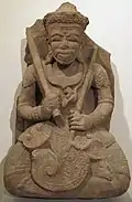 Śiva. Région de Kon Tum. Style de Yang Mum. Vers 1409. H. 85 cm. Musée Guimet